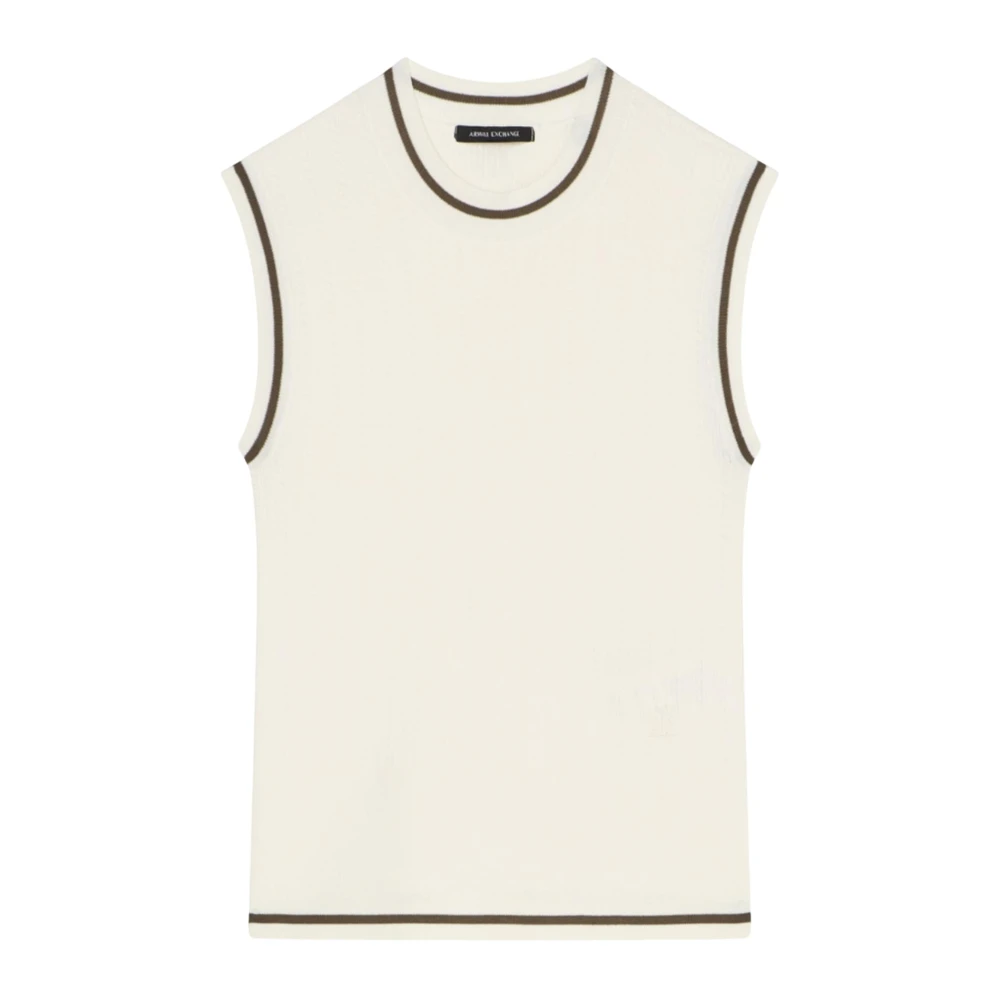 Armani Exchange Donna Bianco Maglie, Xs, New,