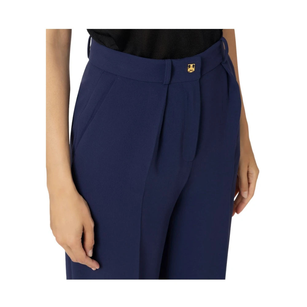 Elisabetta Franchi Stijlvolle Broek voor Vrouwen Blue Dames