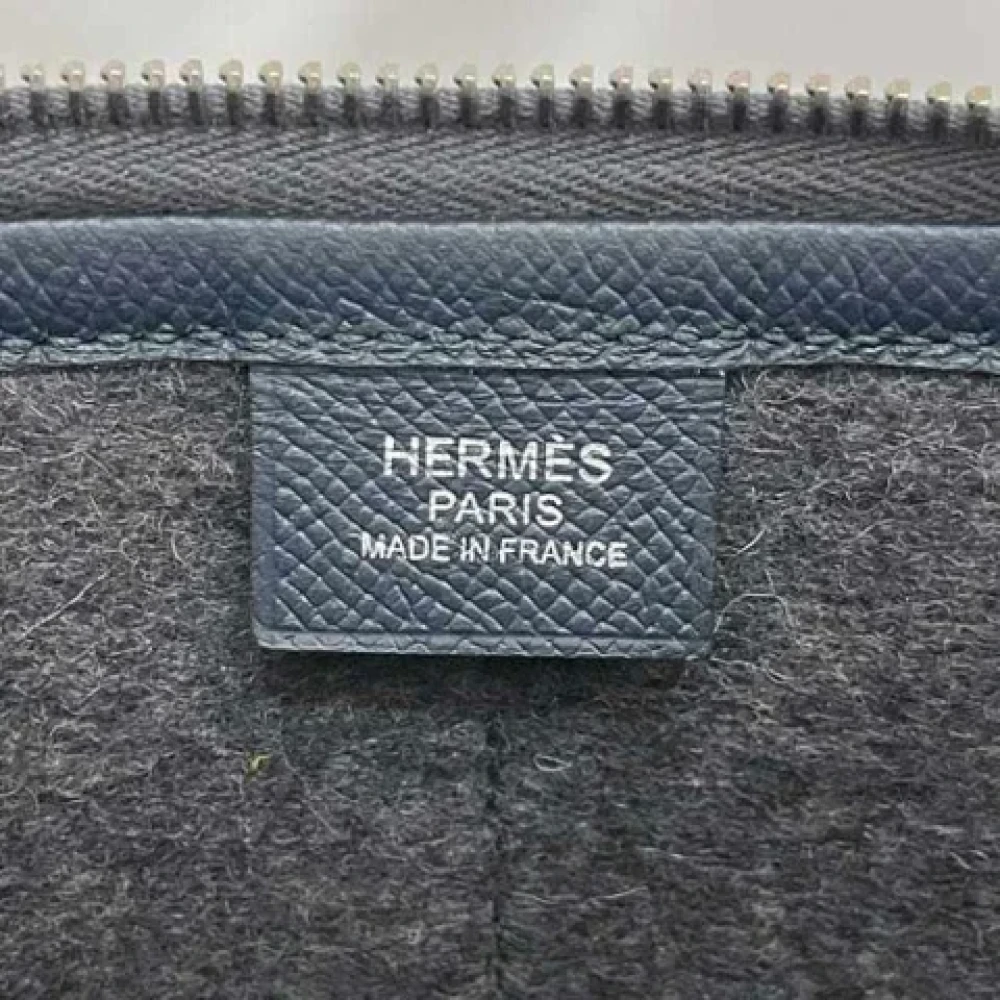 Hermès Vintage Pre-owned Fabric clutches Black Dames