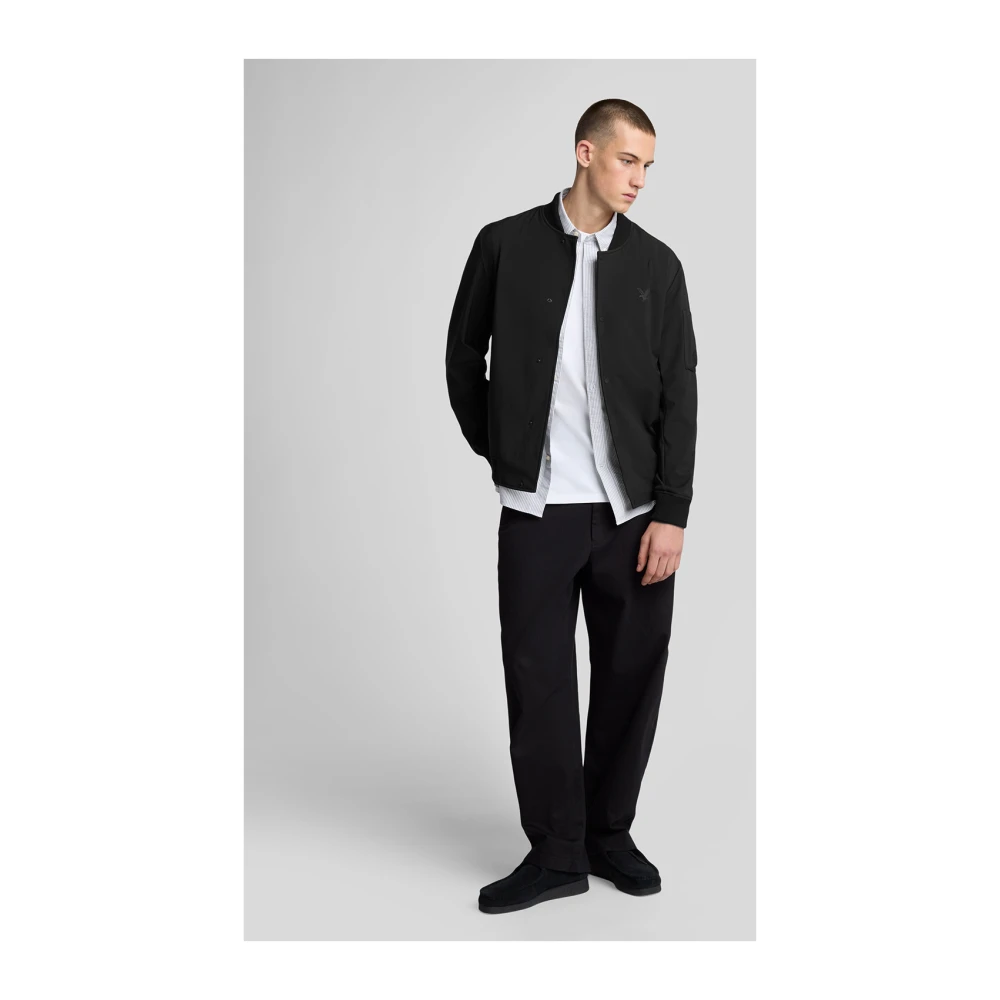 Lyle & Scott Jassen Softshell Bomberjack Black Heren