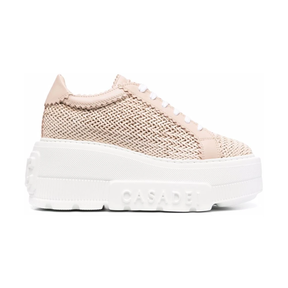 Casadei Sneakers Dames Schoenen Beige