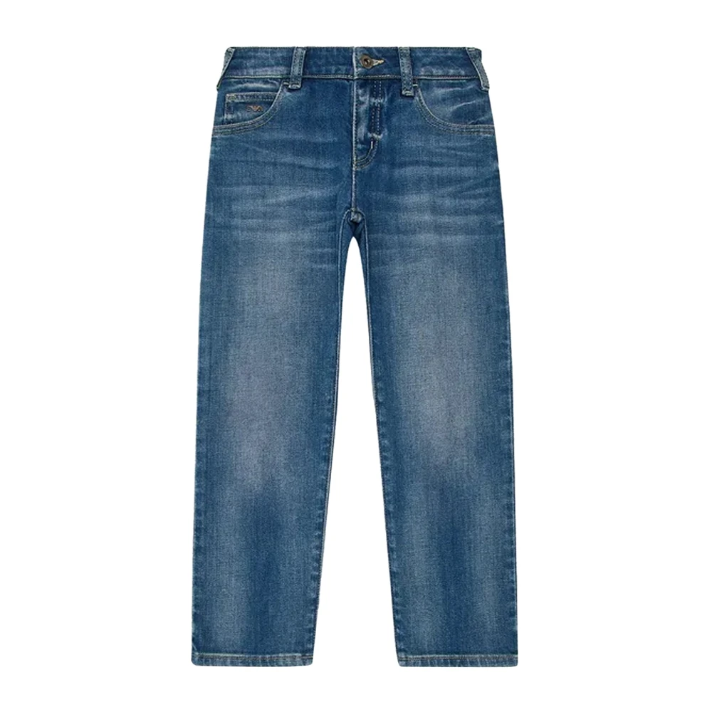 Emporio Armani Boys Blue Jeans, 6 Y, Jeans