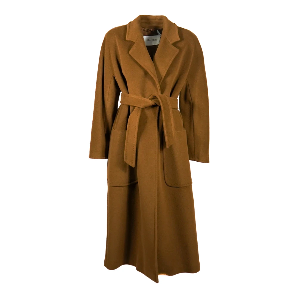 Max Mara Gestreepte jas Brown Dames