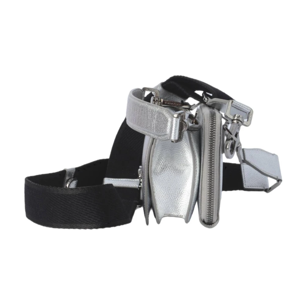 Dolce & Gabbana Heren Leren Kleine Tas Gray Heren