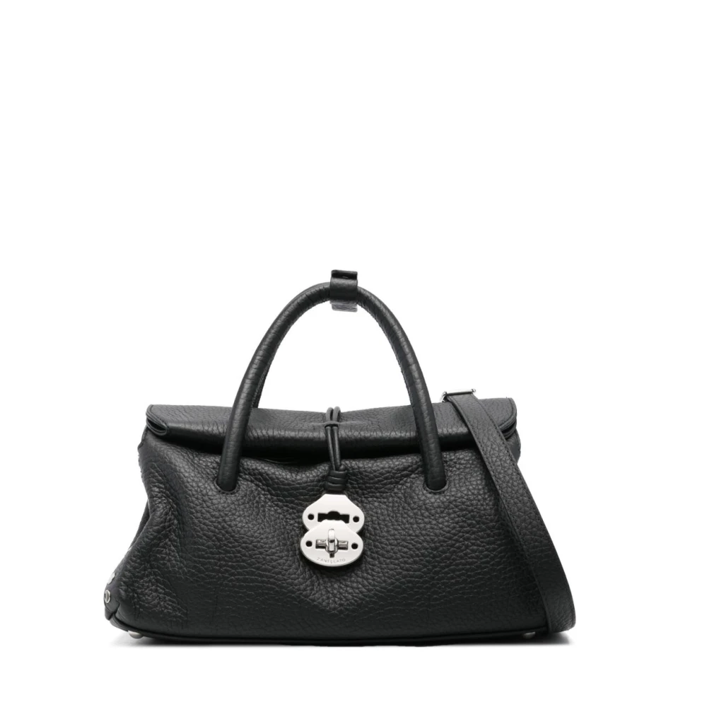 Zanellato Women's Black Luxury Leather Handbag In - Handbags - One Size - Bags