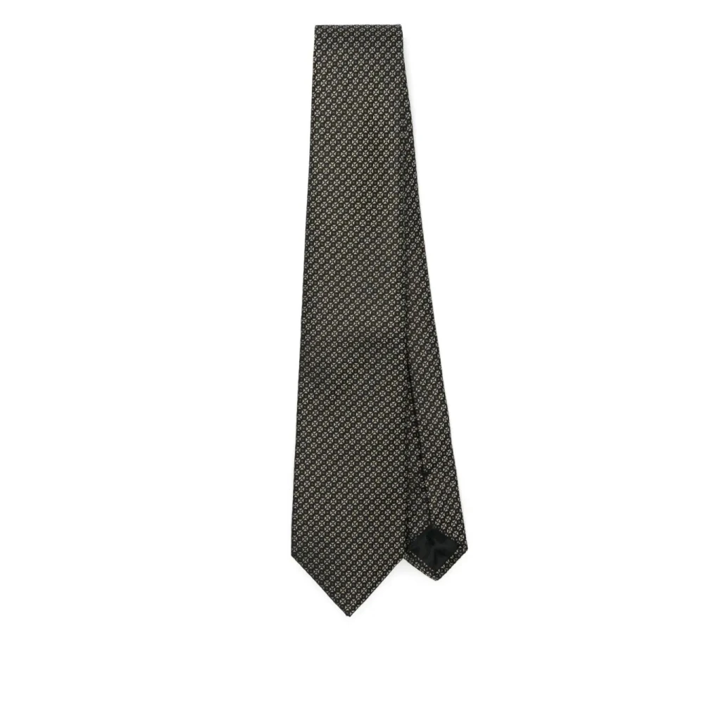 Emporio Armani Elegante Zijden Stropdas voor Mannen Multicolor Heren