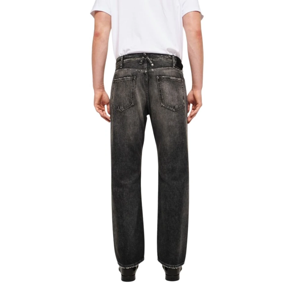 Cycle Vintage Straight Leg Zwart Denim Jeans Gray Heren