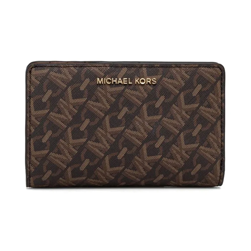 Michael Kors Empire Medium Wallet Brown Dames