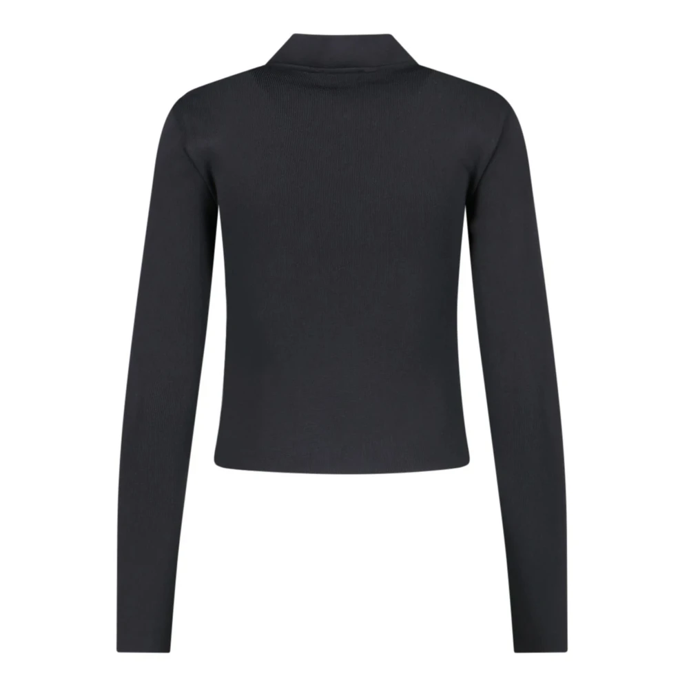 Diesel Zwarte Oper Jas Vrouwen Stijlvol Comfortabel Black Dames