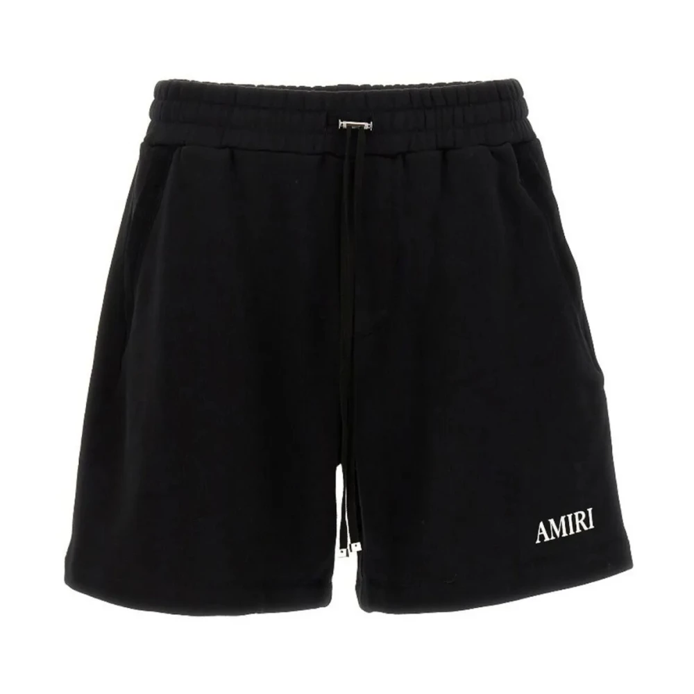 Amiri Kern Logo Shorts Black Heren