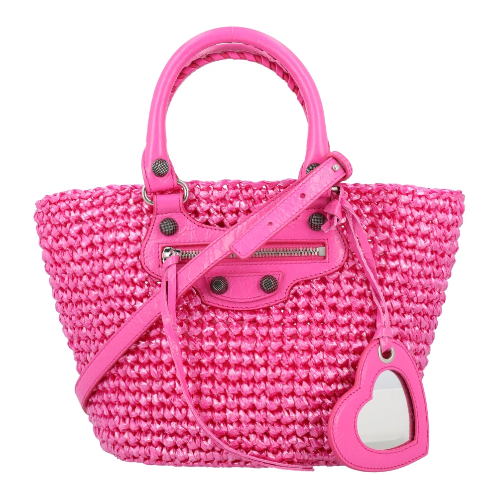 Balenciaga Roze Handtas met Dubbele Handvatten Pink Dames