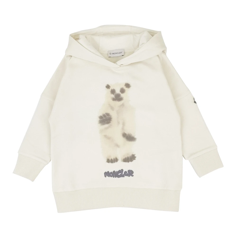 Moncler Girls White Dresses - Kids Sweatshirts - 12 Y - Kids