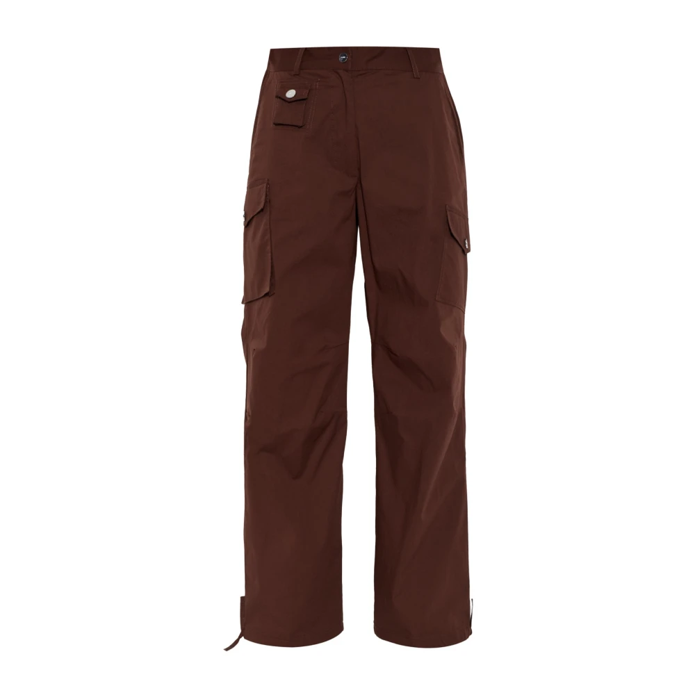Ganni Donna Marrone - Pantaloni Cargo - Trousers - Xs