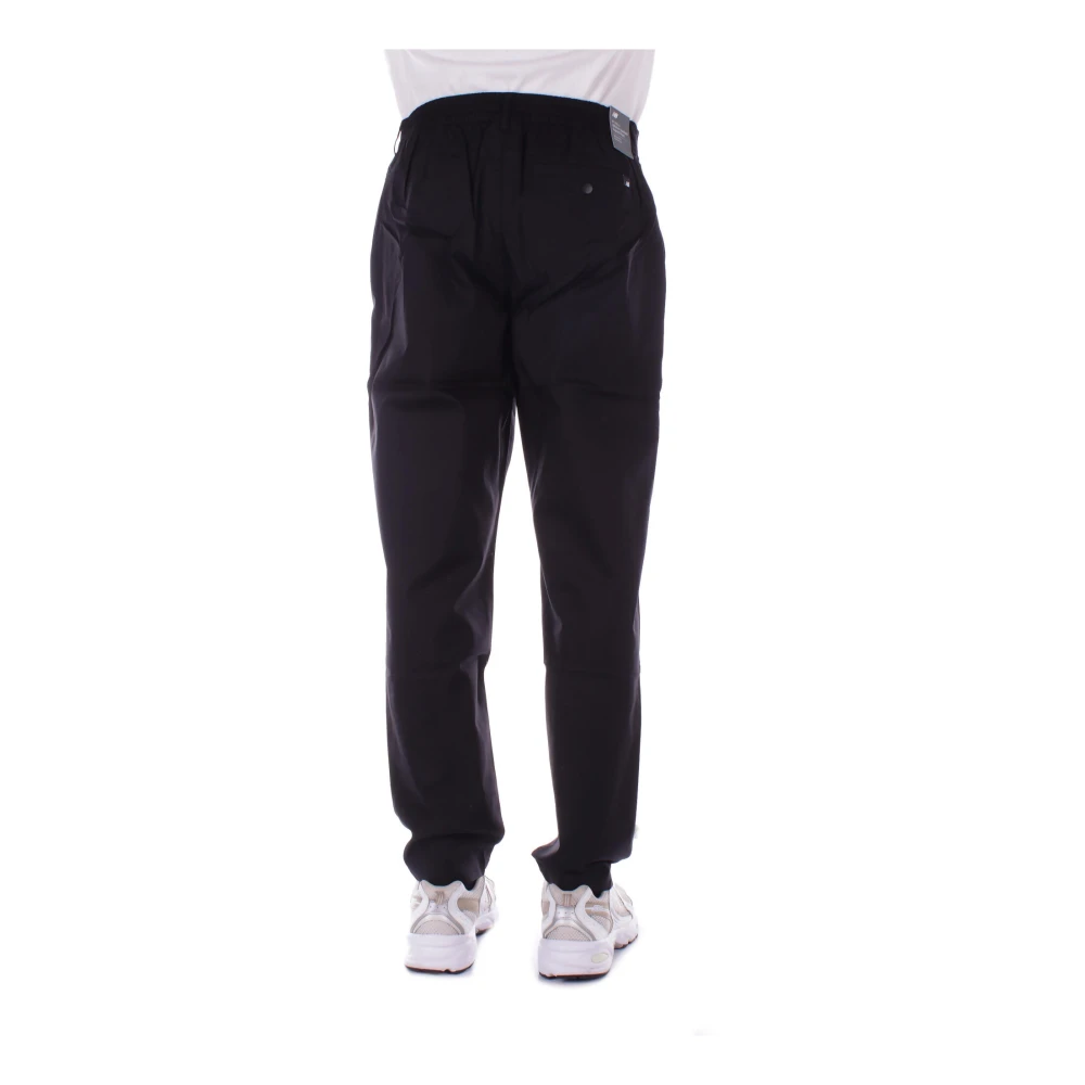 New Balance Zwarte Logo Broek Regular Fit Black Heren