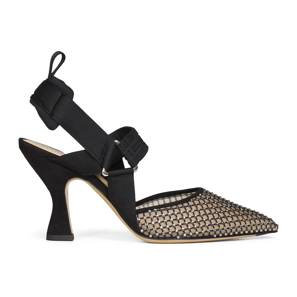 Fendi , Pumps, Female, Black, 8 Uk, Colibrì