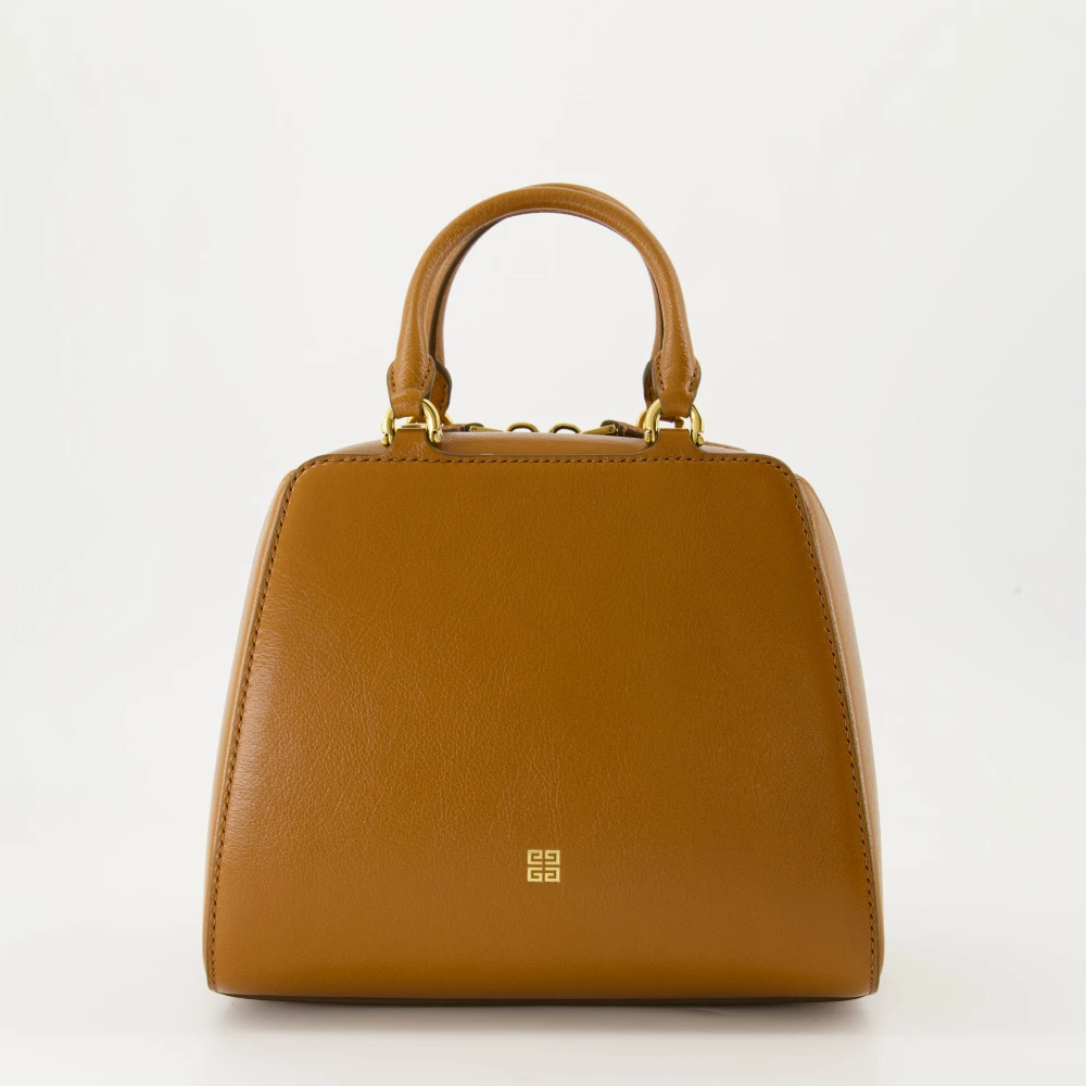 Givenchy Bruin Leren Mini Cube Tas Brown Dames