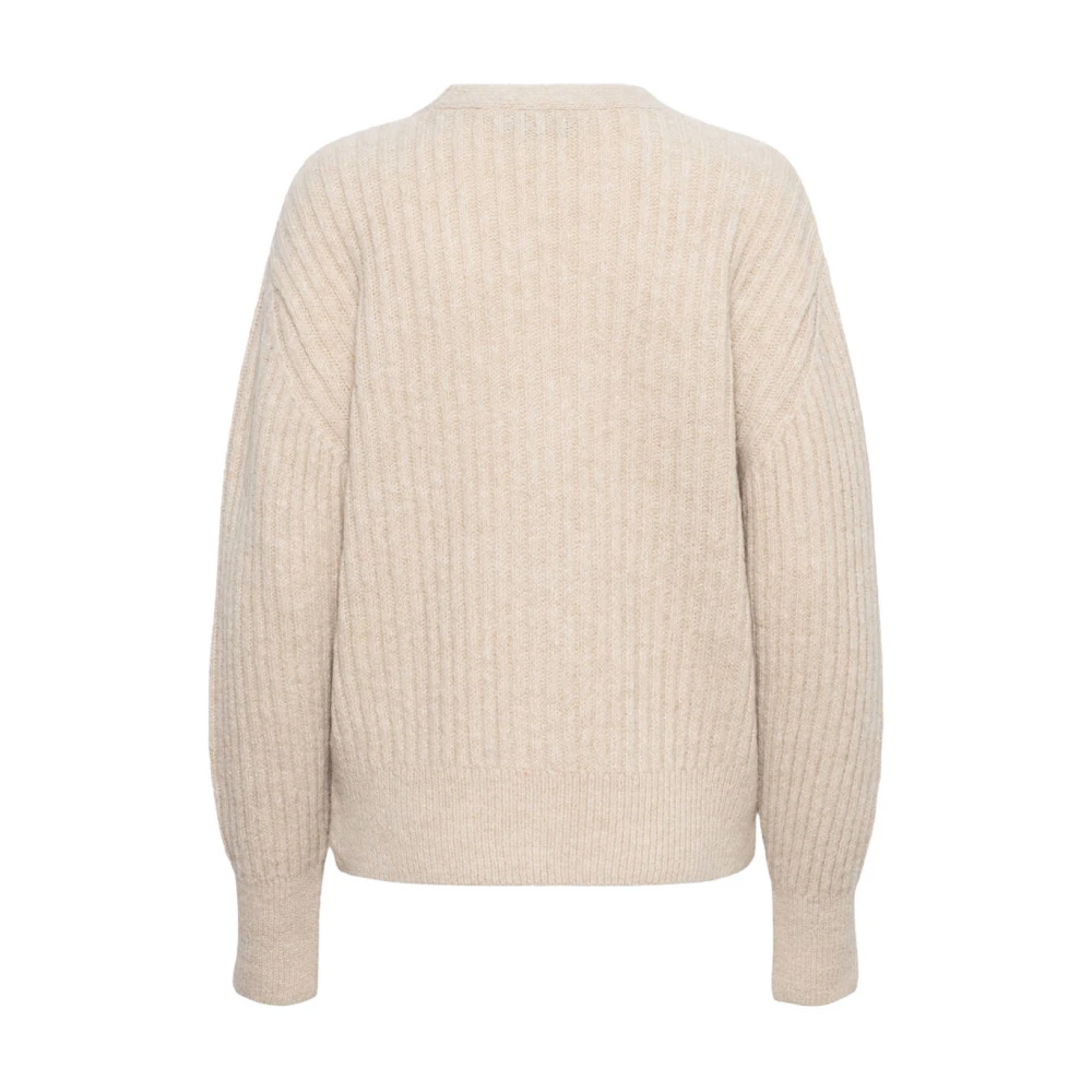 &Co Woman Trui met kabelbreipatroon Beige Dames