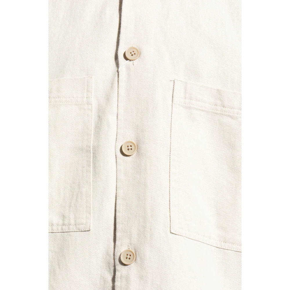 Samsøe Sadamon Shirt Beige Heren