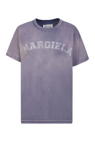 T-shirt with college logo and faded effect by Maison Margiela