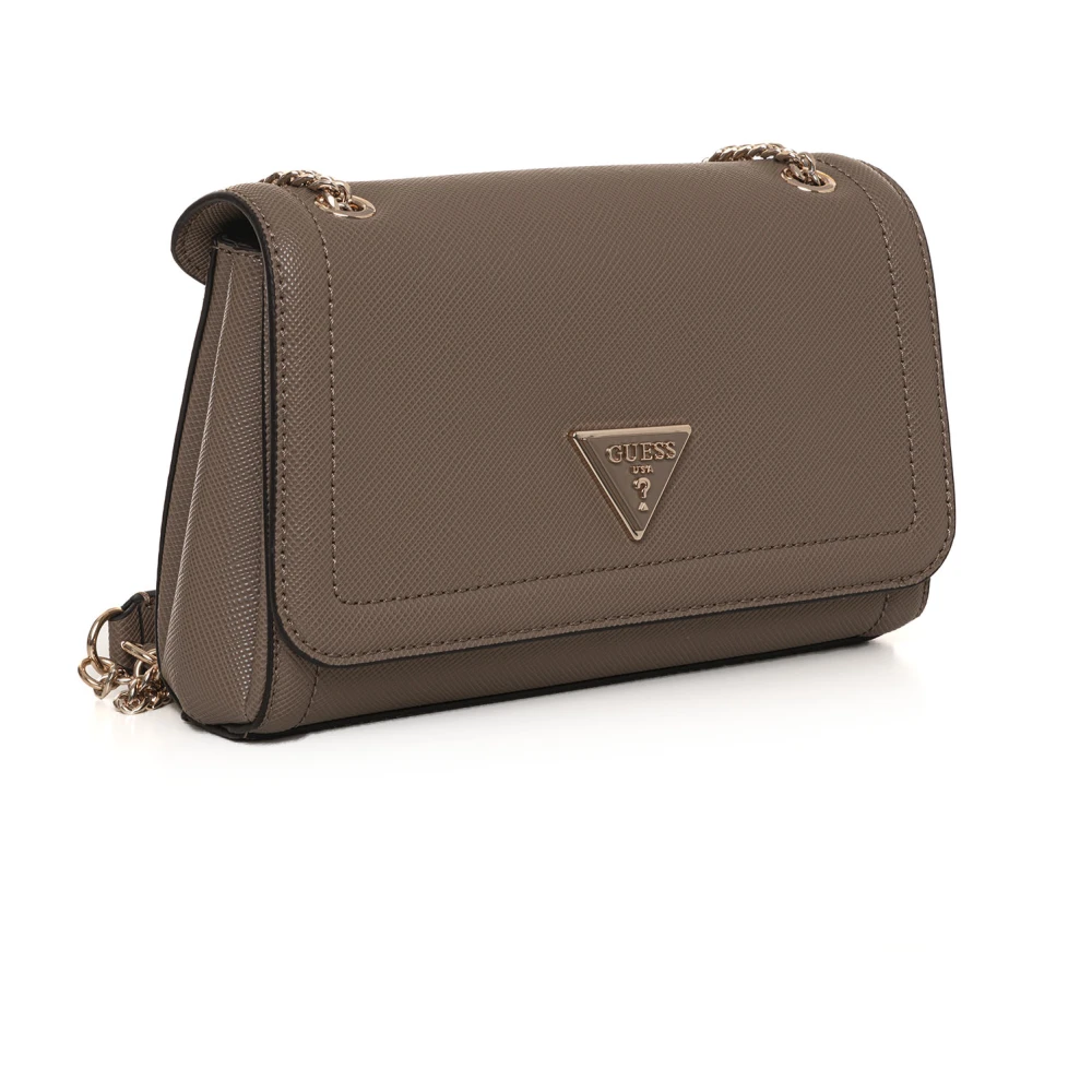 Guess Noelle Schoudertas met Verborgen Placket Gray Dames