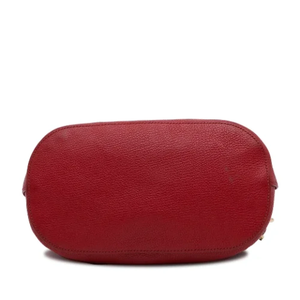 Miu Pre-owned Leather shoulder-bags Red Dames