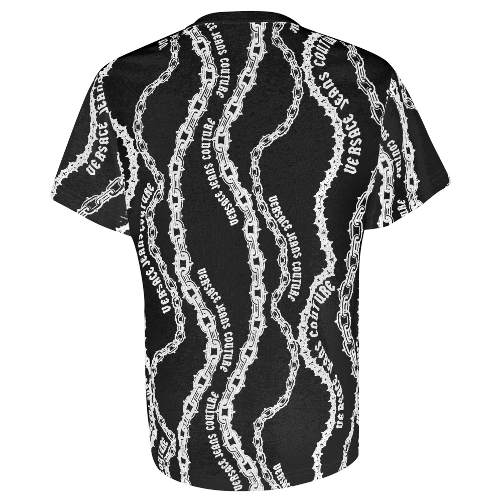 Versace Jeans Couture T-shirts en Polos Black Heren
