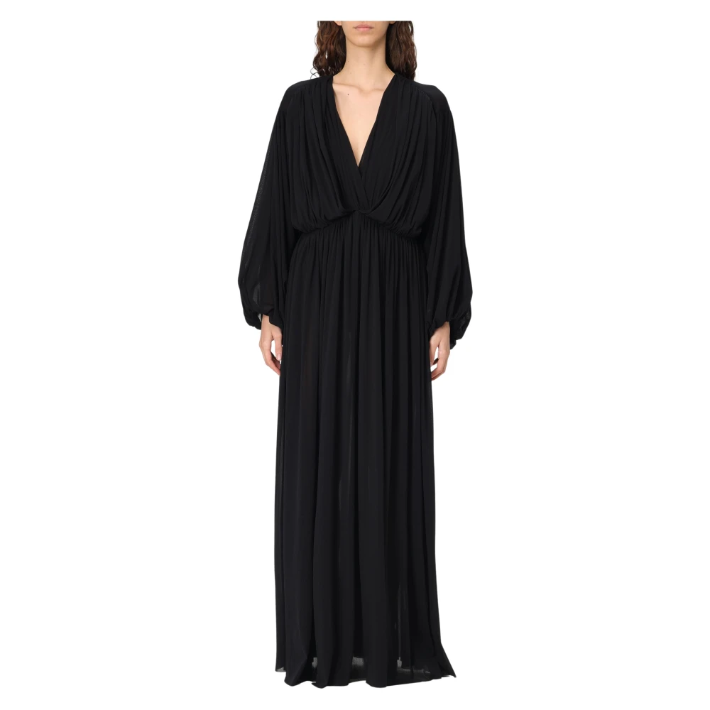 Philosophy Di Lorenzo Serafini Femme Noir - Robe En Tulle Stretch - Robes - Taille: 36 Fr