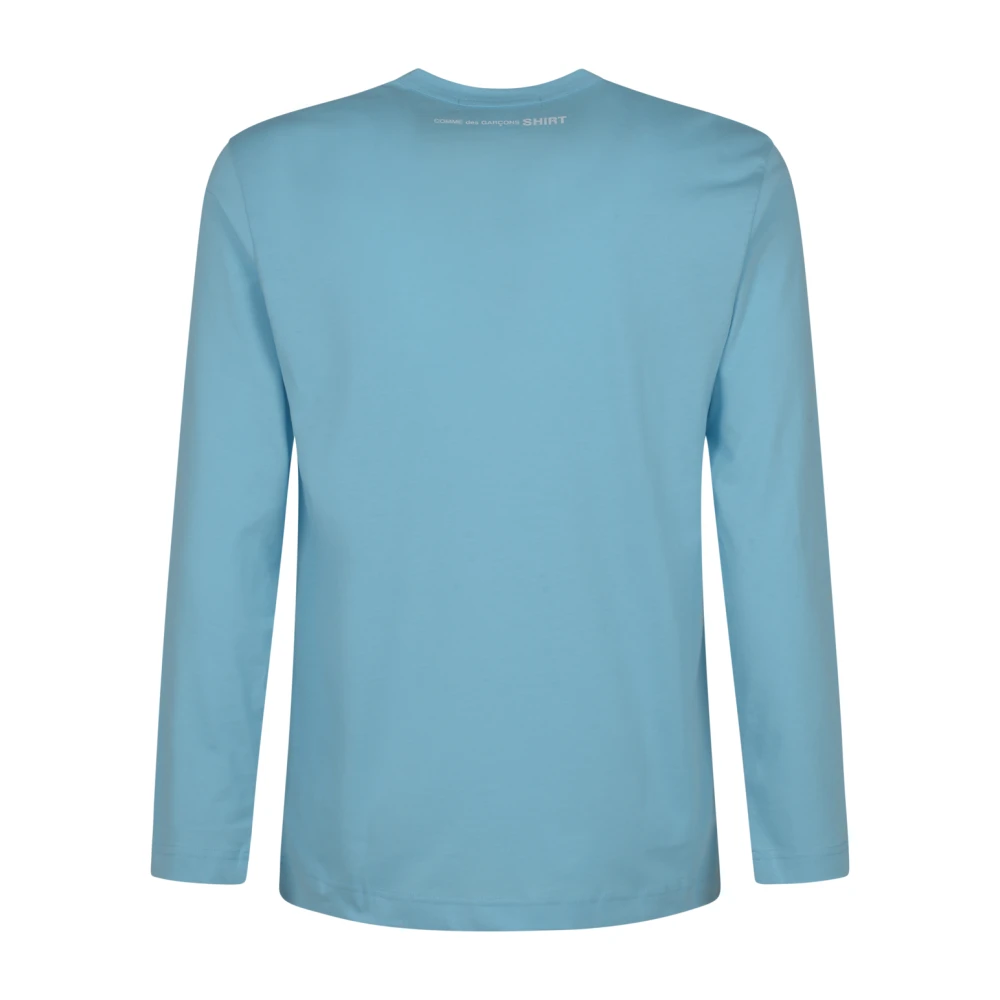 Comme des Garçons Heren Gebreid T-Shirt Blue Heren