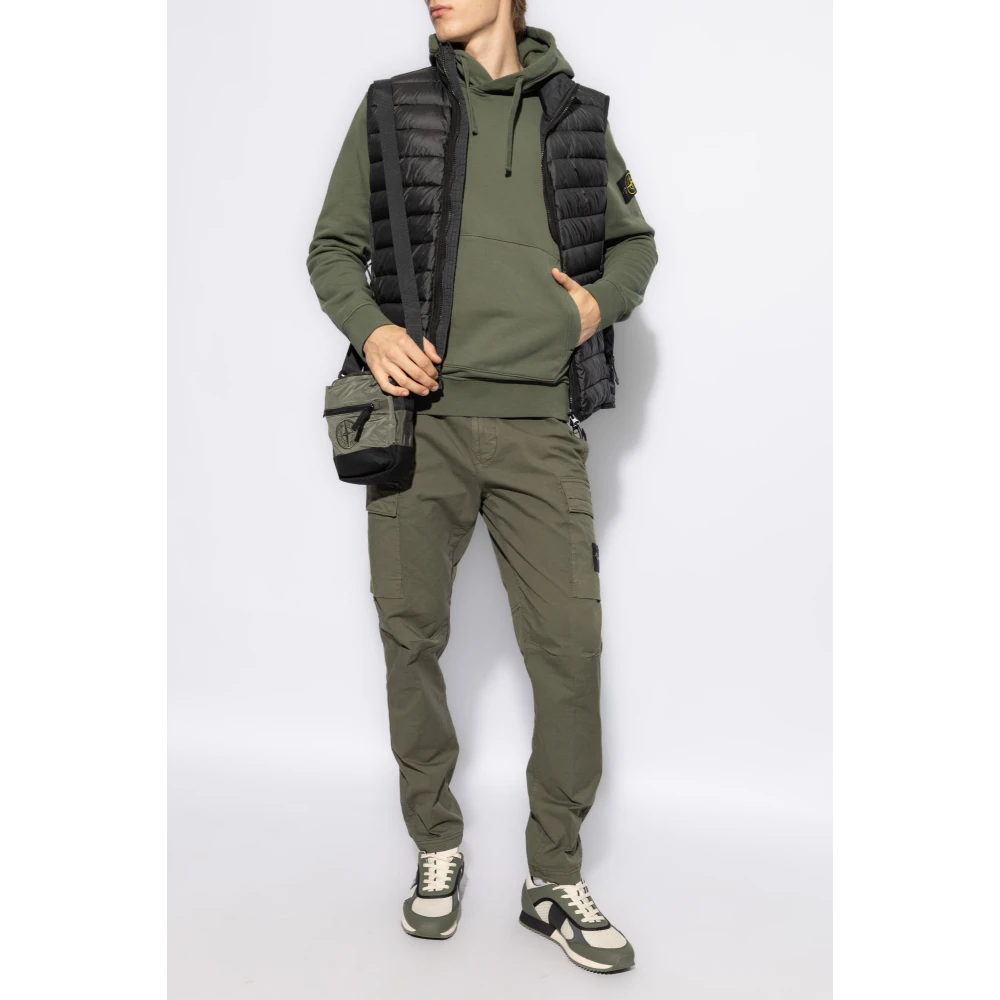 Stone Island Gewatteerd vest Black Heren