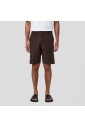 bruin-gestreepte-seersucker-shorts