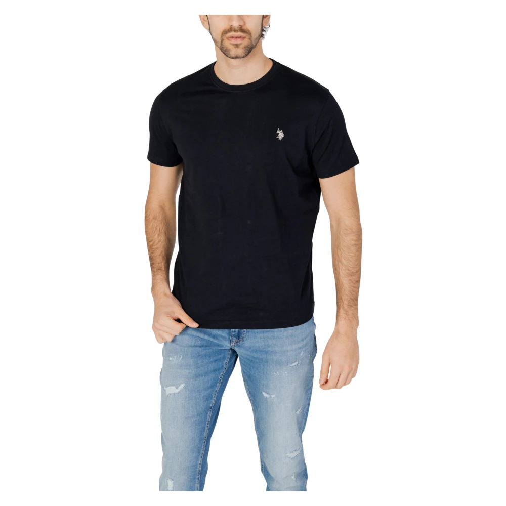 U.s. Polo Assn. Mick T-shirt Lente Zomer Collectie 100% Katoen Black Heren