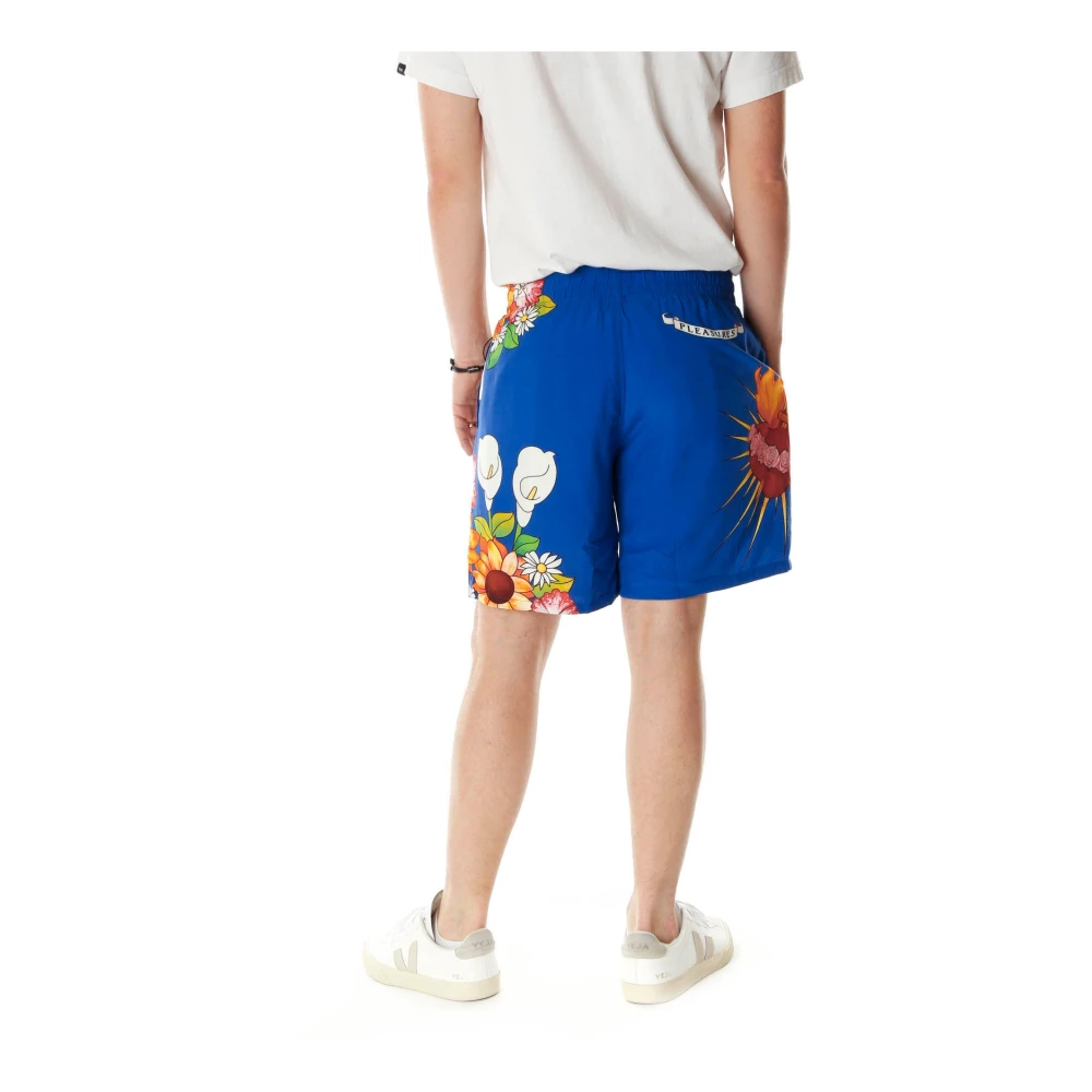 Pleasures Casual Shorts Blue Heren
