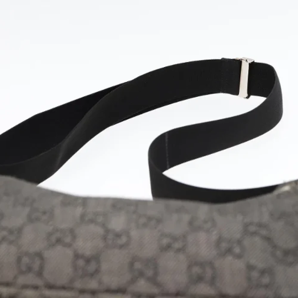 Gucci Vintage Pre-owned Canvas gucci-bags Gray Dames