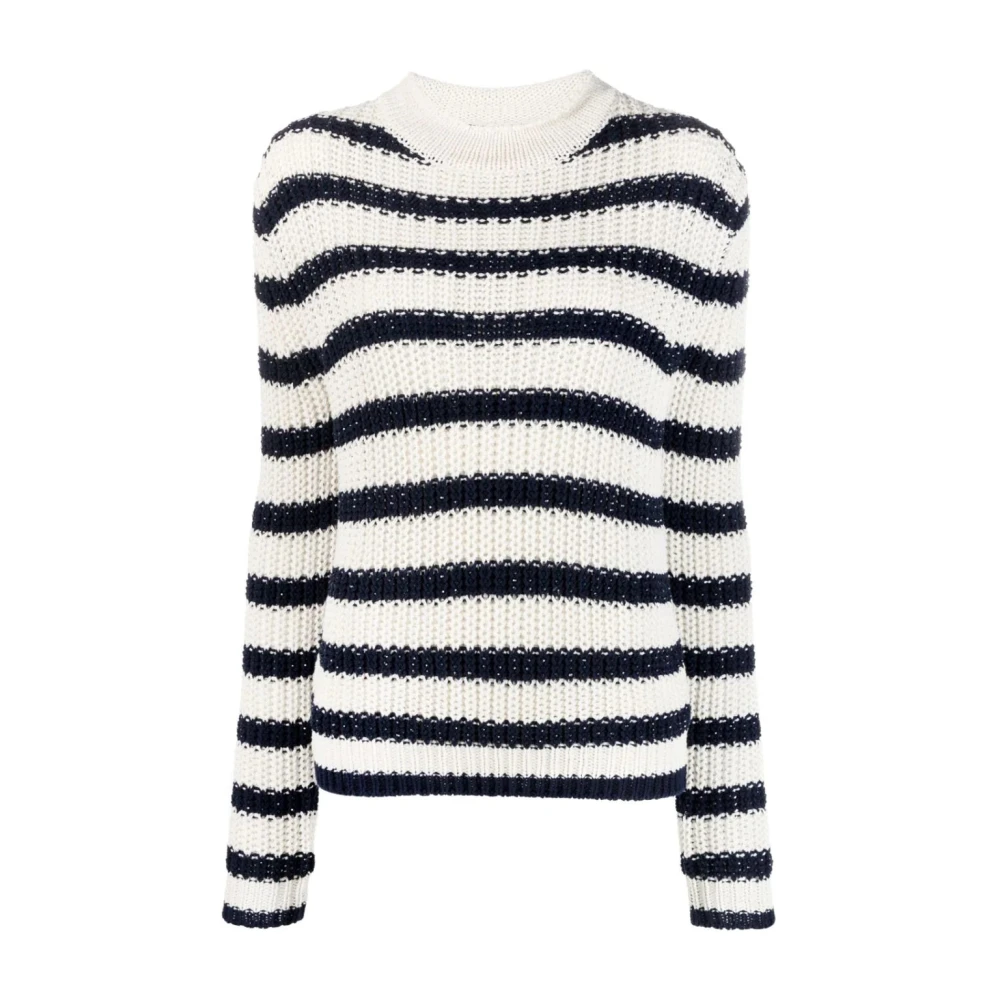 Ralph Lauren Rondgebreide Pullover met Ronde Hals White Dames