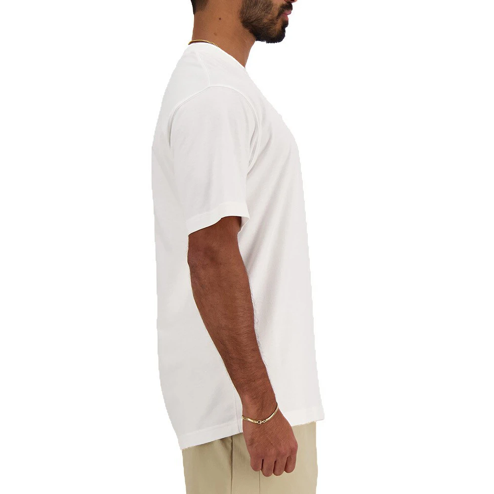 New Balance T-Shirts White Heren