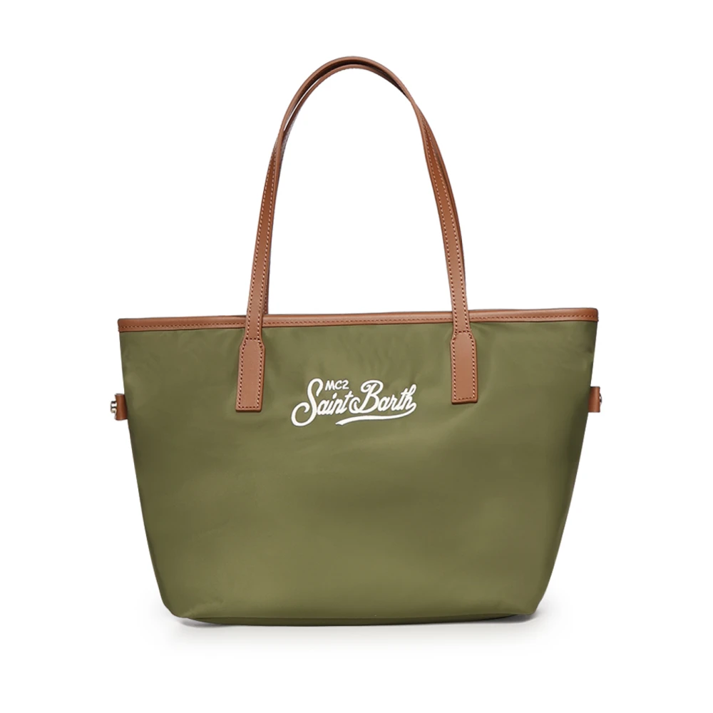 Mc2 Saint Barth Women's Green Shopping Bags, One Size, City Bag