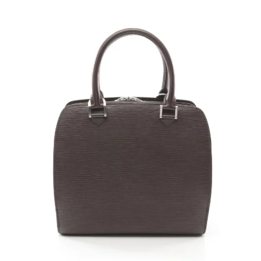 Louis Vuitton Vintage Pre-owned Leather handbags Brown Dames