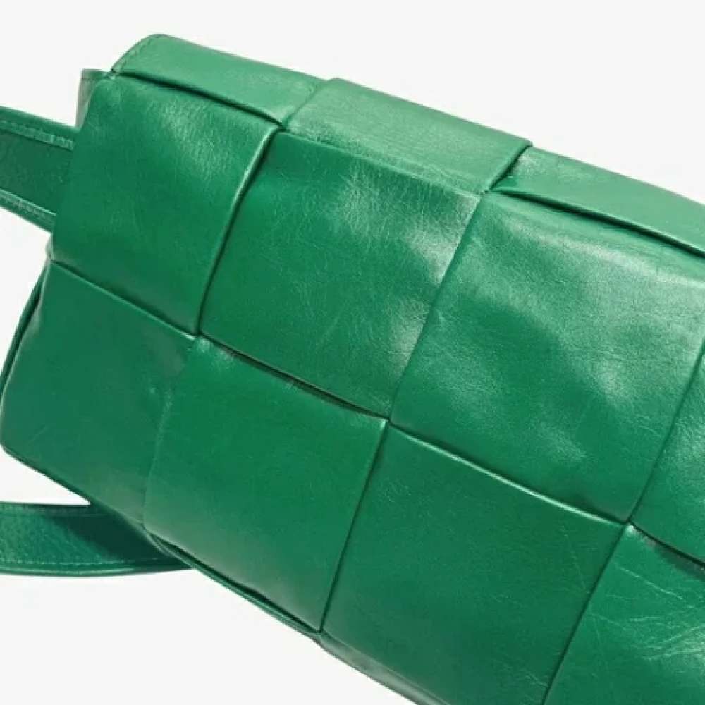Bottega Veneta Vintage Pre-owned Leather pouches Green Dames