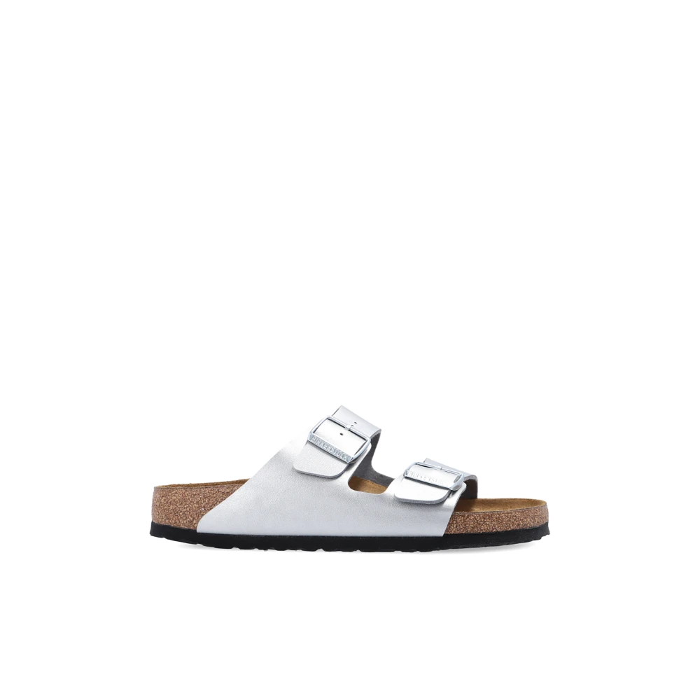 Birkenstock Women's Gray Sliders, 4 Uk, Arizona Bs