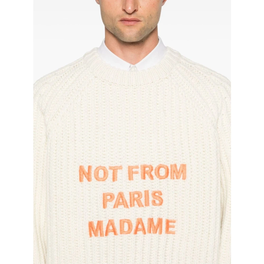 Drole de Monsieur Beige Sweatshirt Aw24 Beige Heren