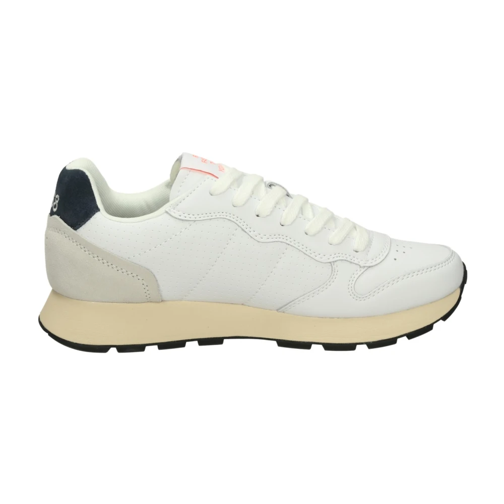 Sun68 Klassieke Low-Top Sneakers Heren Schoenen Wit