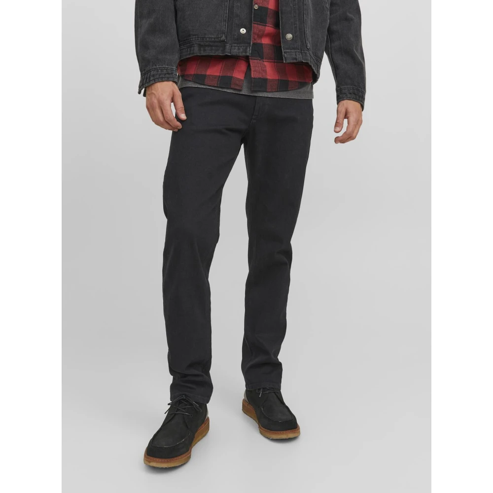 jack & jones Regular Fit Rinse Wash Jeans Black Heren