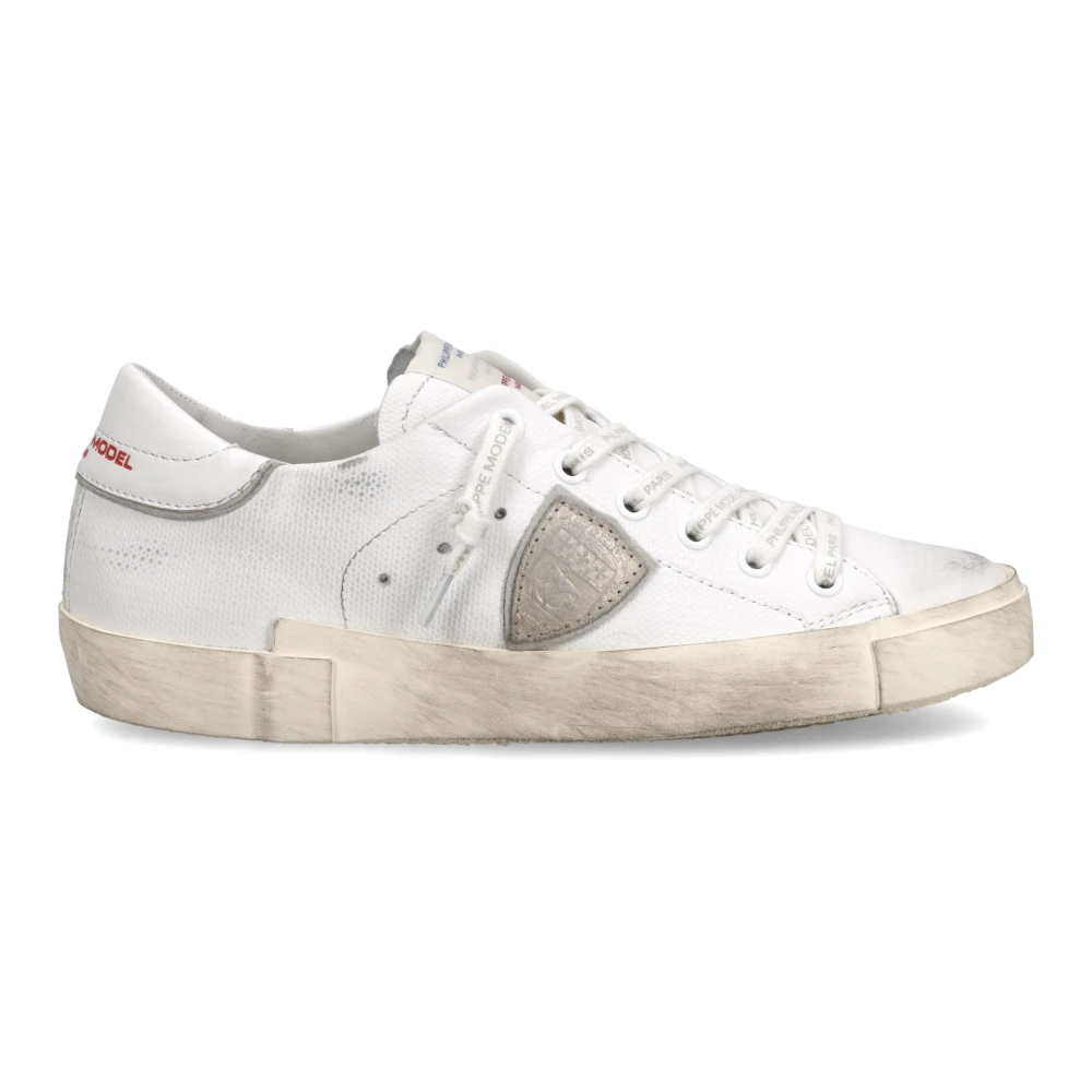 Philippe Model Women's White Sneakers, 4 Uk, Prsx Tennis Trainers