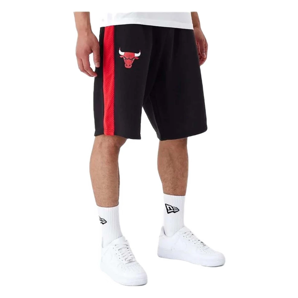 new era NBA Chicago Bulls Mesh Panel Oversized Shorts Black Heren
