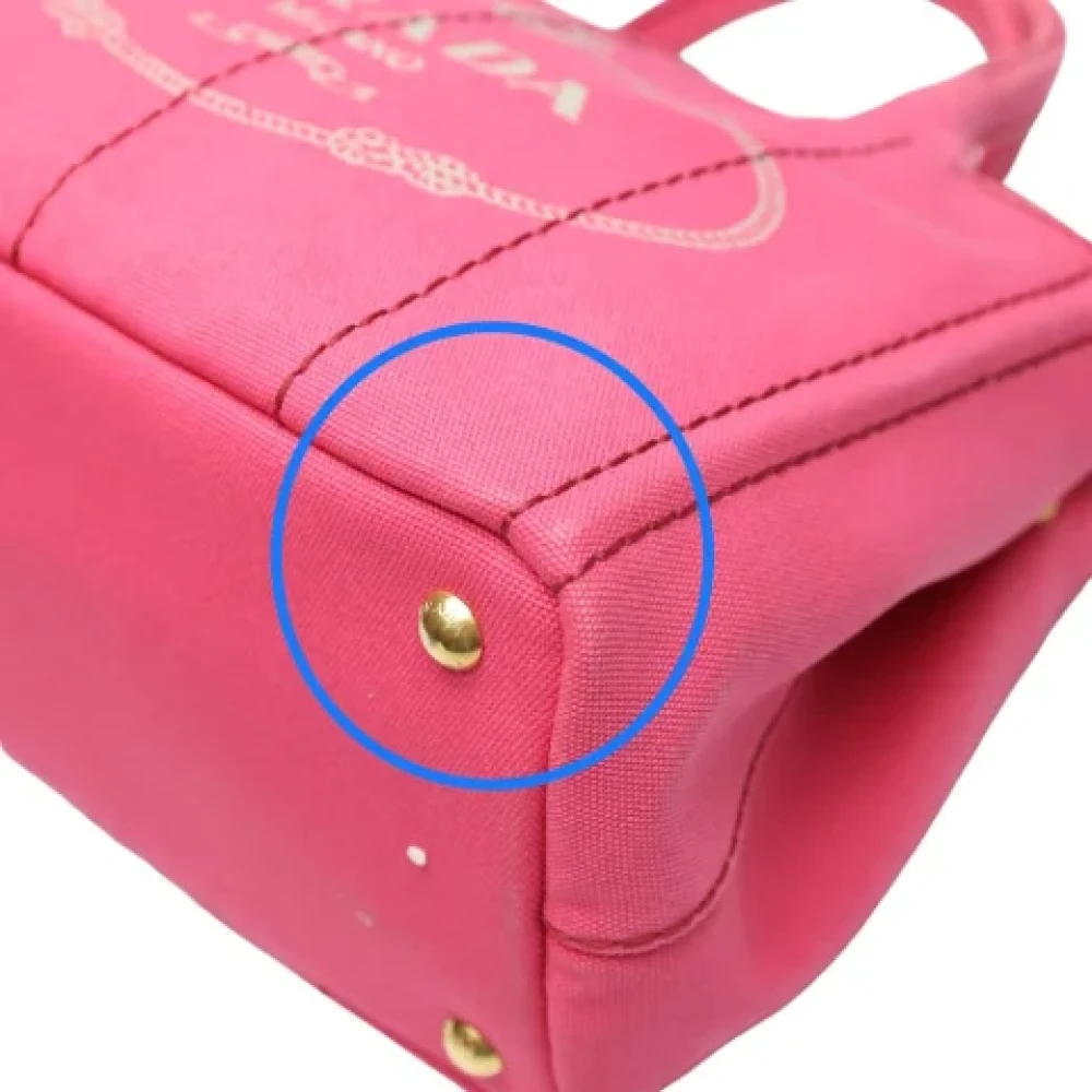 Prada Vintage Pre-owned Denim totes Pink Dames