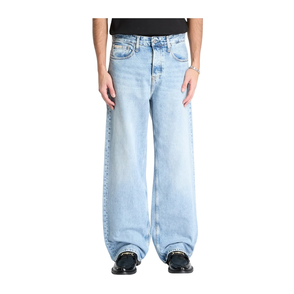 Calvin Klein Jeans Lichte Denim Broek voor Mannen Blue Heren