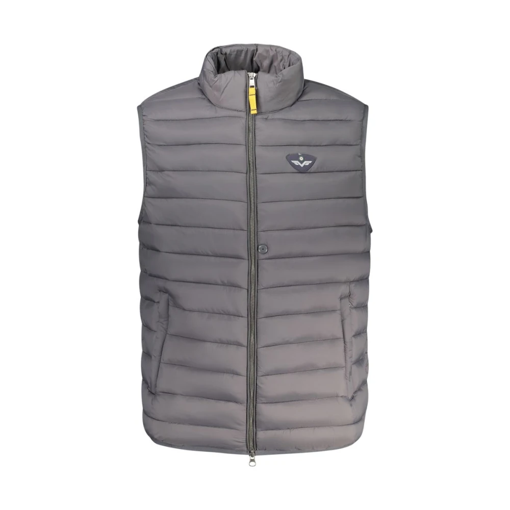 Armata Di Mare Men's Gray Waistcoats, 2XL, Polyamide Sleeveless Jacket