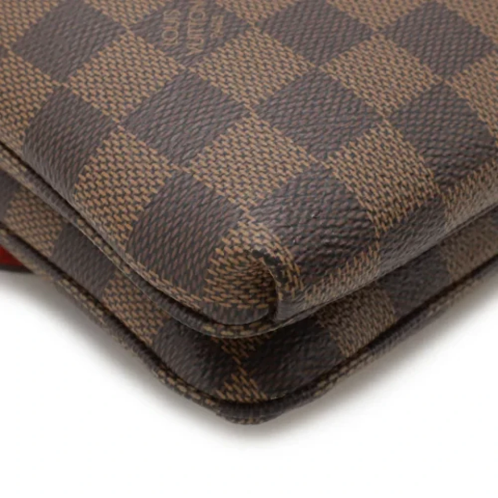 Louis Vuitton Vintage Pre-owned Plastic shoulder-bags Brown Dames
