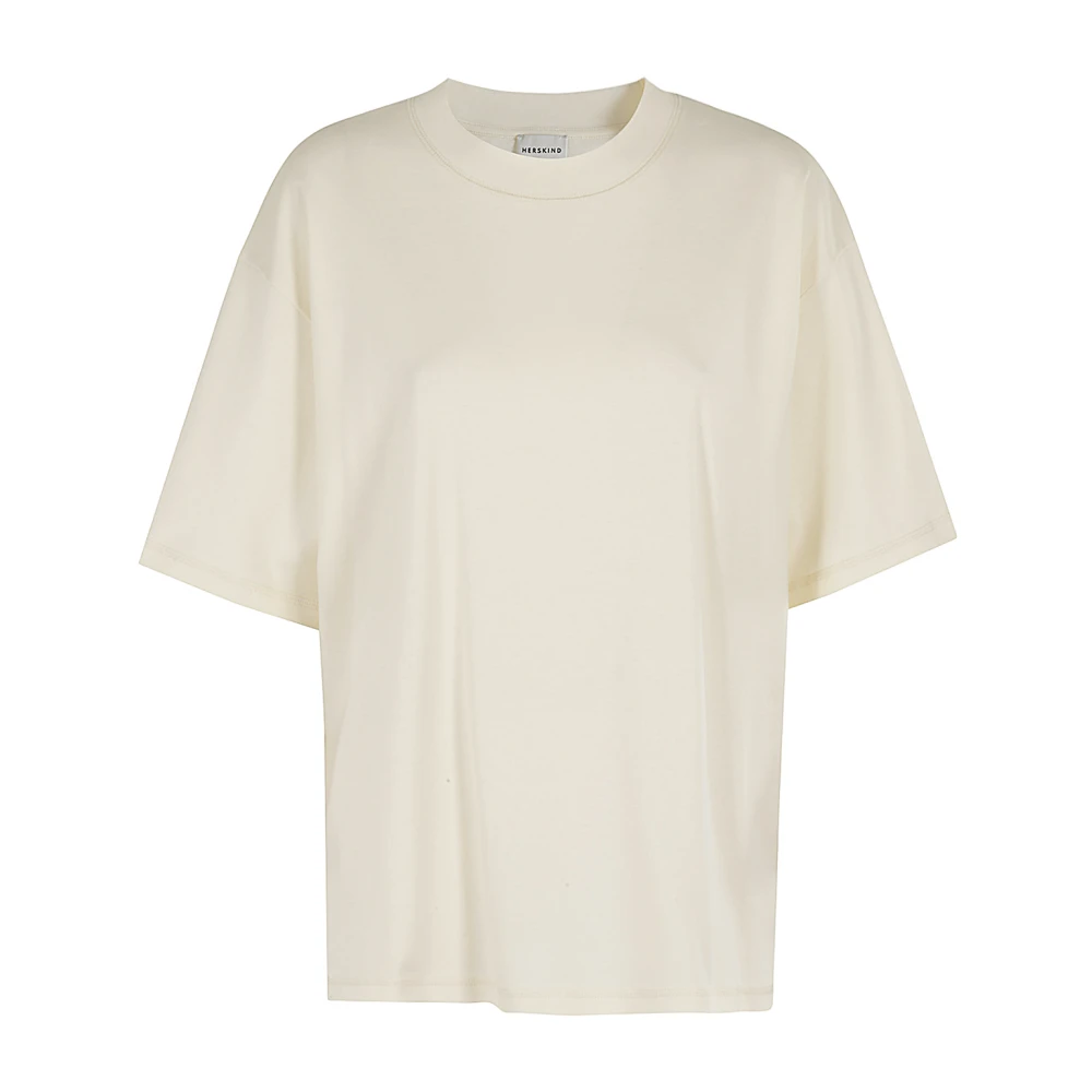Birgitte Herskind Casual Katoenen T-Shirt Beige Dames