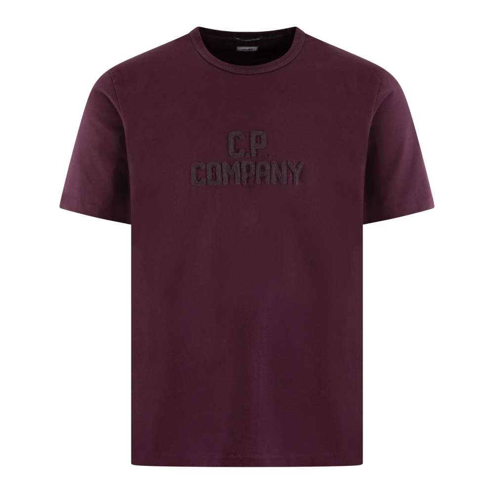C.P. Company Twisted Jersey Herenmode Top Purple Heren